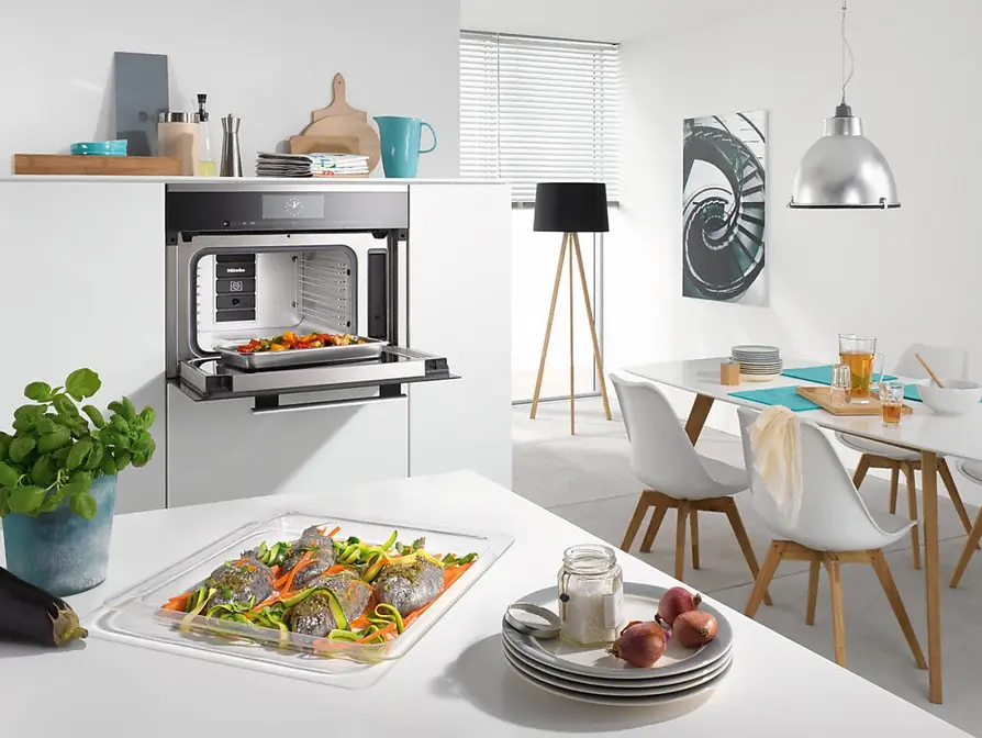Пароварка с СВЧ Miele DGM6800 CLST фото 4