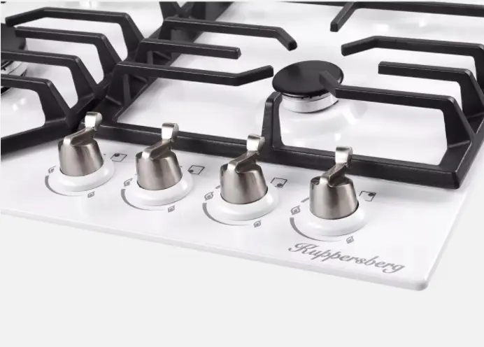 Встраиваемая газовая варочная панель Kuppersberg FS 603 W Silver фото 4