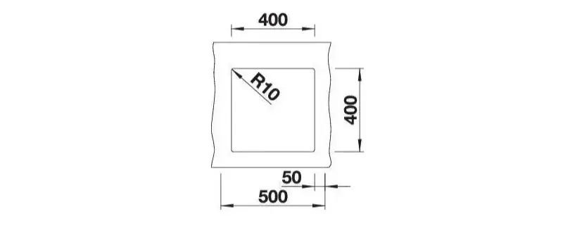 Мойка BLANCO SUBLINE 400-U SILGRANIT антрацит с отв.арм. InFino®, 523422 фото 4