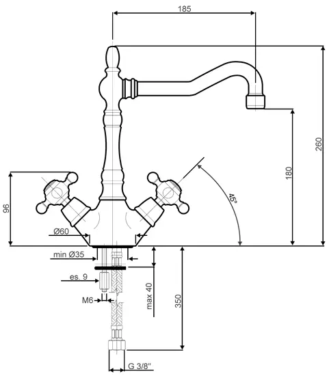 Смеситель Smeg MIR8O фото 2