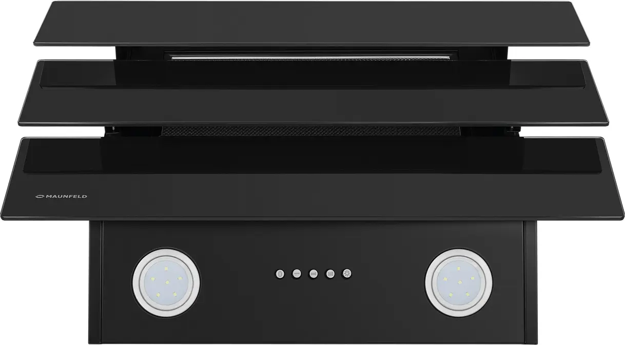 Вытяжка Maunfeld CASCADA PUSH 60 Glass Black фото 3