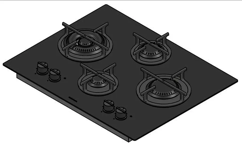 Газовая панель Barazza 1PMD64N фото 4