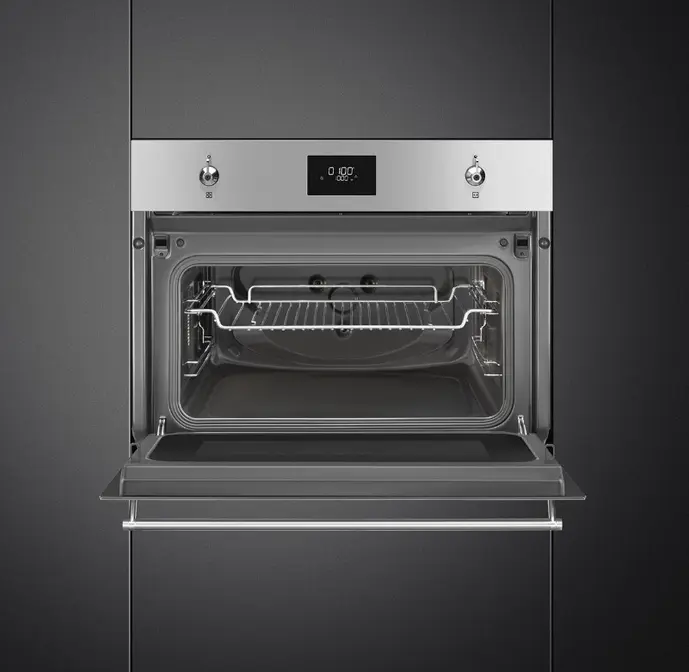 Встраиваемая микроволновая печь Smeg SO4301M0X фото 3