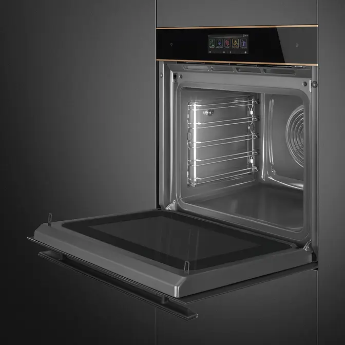 Духовой шкаф с функцией СВЧ SMEG SO6606WAPNR фото 8