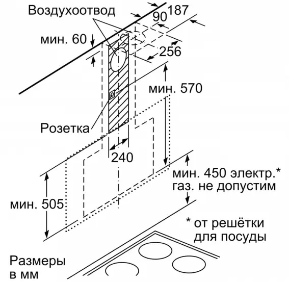 Вытяжка Bosch DWF97RV60 фото 8
