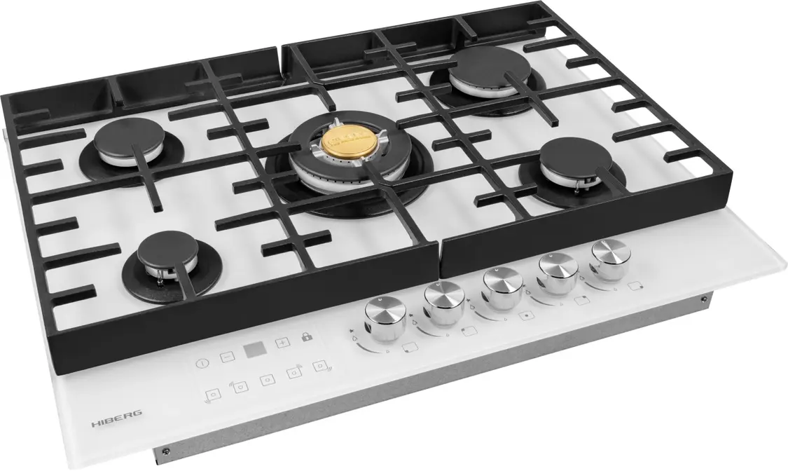 Газовая варочная панель HIBERG VM 7255 W фото 4