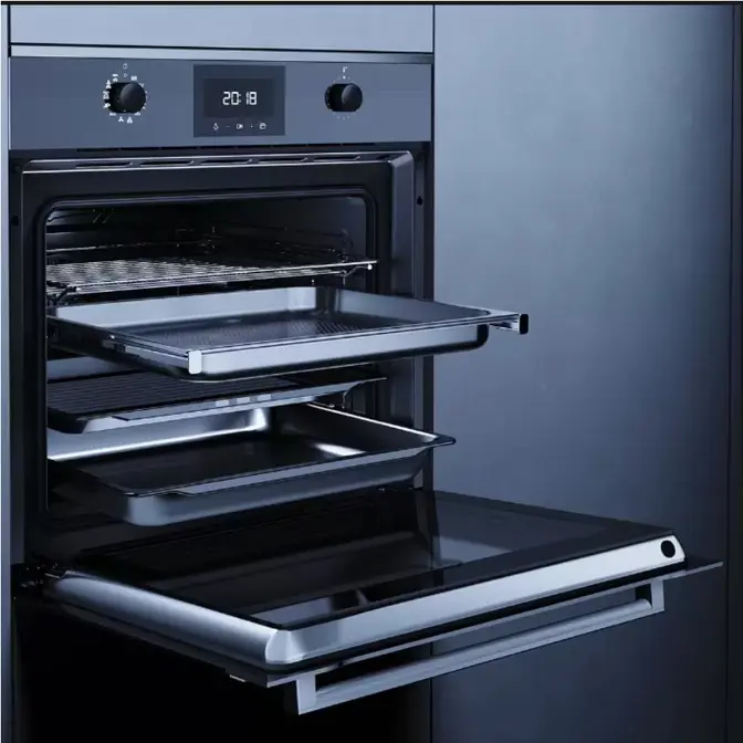 Духовой шкаф с паром Kuppersbusch BD 6340.0 S2 Black Chrome фото 2