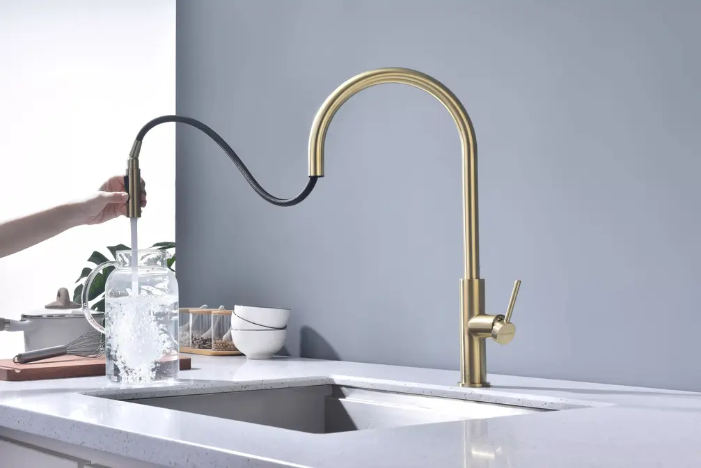 Смеситель Paulmark SENSO Se215180-LG светлое золото фото 11 Смеситель Paulmark SENSO Se215180-LG светлое золото фото 11