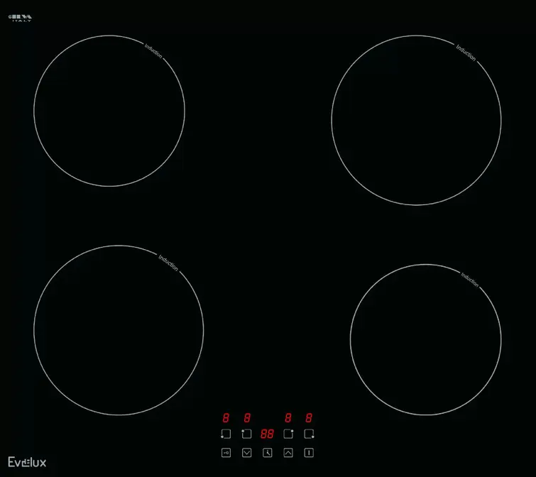 Индукционная стеклокерамич. панель Evelux EI 6040