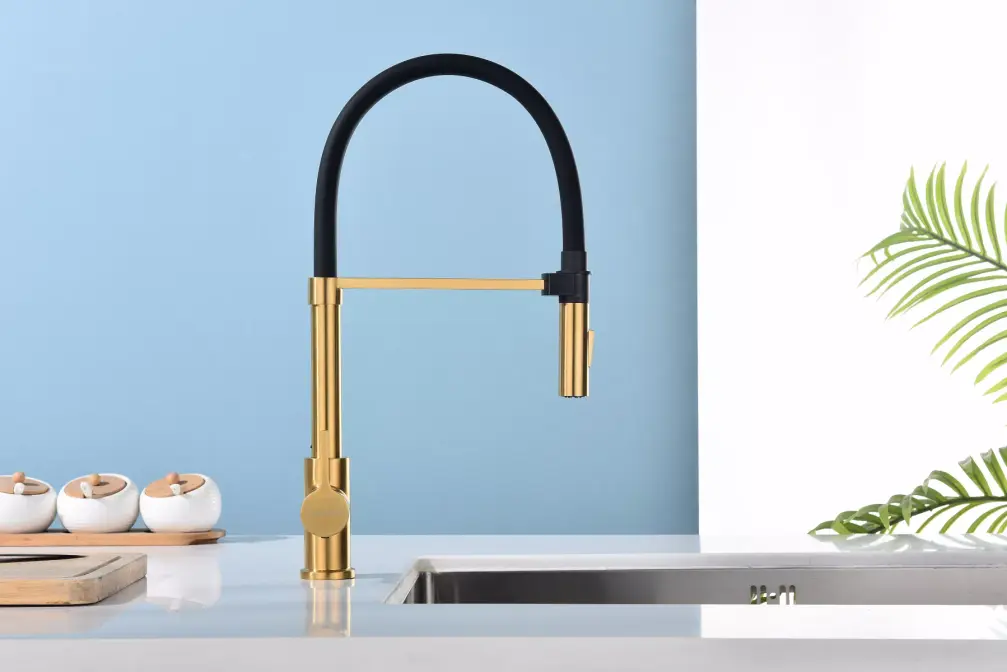 Смеситель Paulmark HALT Ha214021-BG брашированное золото фото 2 Смеситель Paulmark HALT Ha214021-BG брашированное золото фото 2