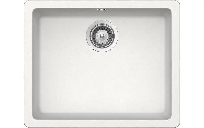 Мойка SCHOCK  Quadro 60 Cristalite 550x430 (подстольный монтаж) альпина