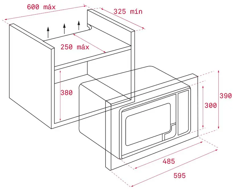 Встраиваемая микроволновая печь Teka ML 820 BIS WH WHITE фото 2