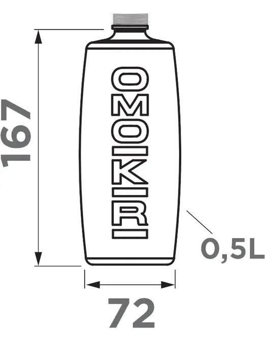 Колба для дозатора (500 мл.) new2023 фото 2
