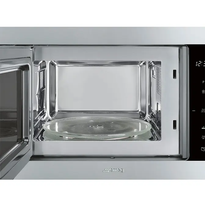 Встраиваемая микроволновая печь Smeg FMI325X фото 2