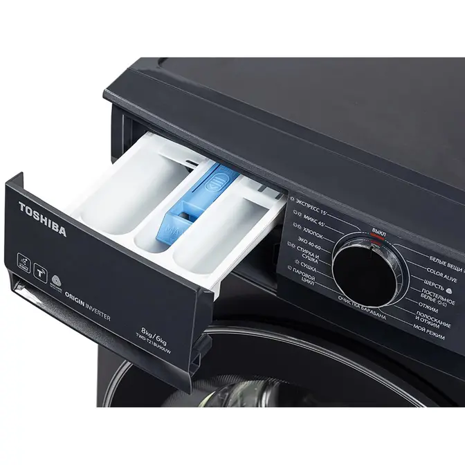 Стиральная машина c сушкой Toshiba TWD-T21BU90UWRU(MG) фото 5
