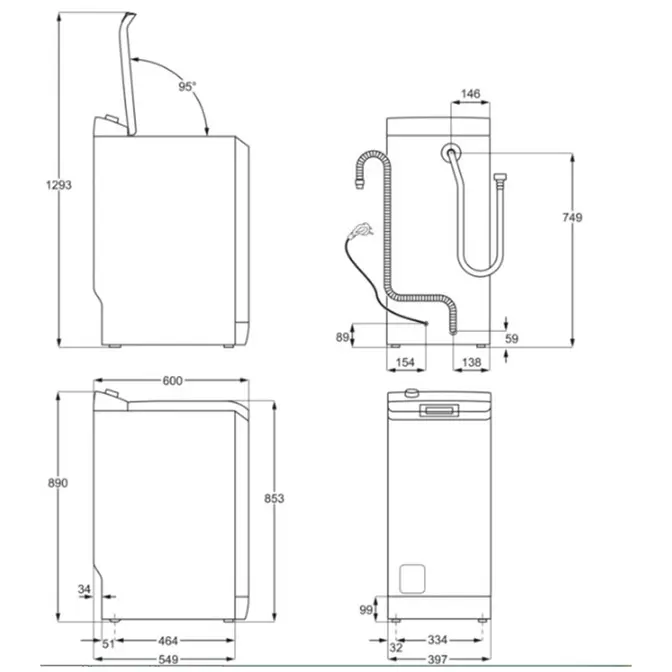 Стиральная машина AEG LTX6GR371 фото 10