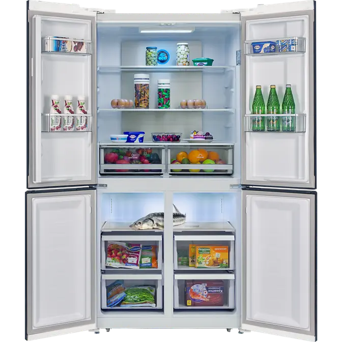 Холодильник HIBERG RFQ-500DX NFGW inverter фото 2