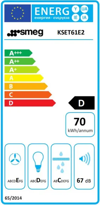 Вытяжка Smeg KSET61E2 фото 5