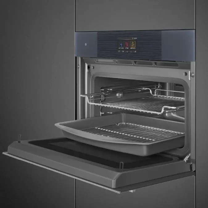 Компактный дух.шкаф с функцией пароварки SMEG SO4104APG фото 5