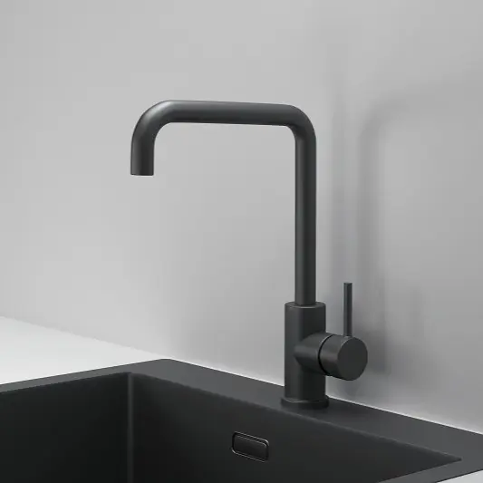 Смеситель GRANULA Kitchen Space 7110, ЧЕРНЫЙ МАТОВЫЙ фото 2 Смеситель GRANULA Kitchen Space 7110, ЧЕРНЫЙ МАТОВЫЙ фото 2