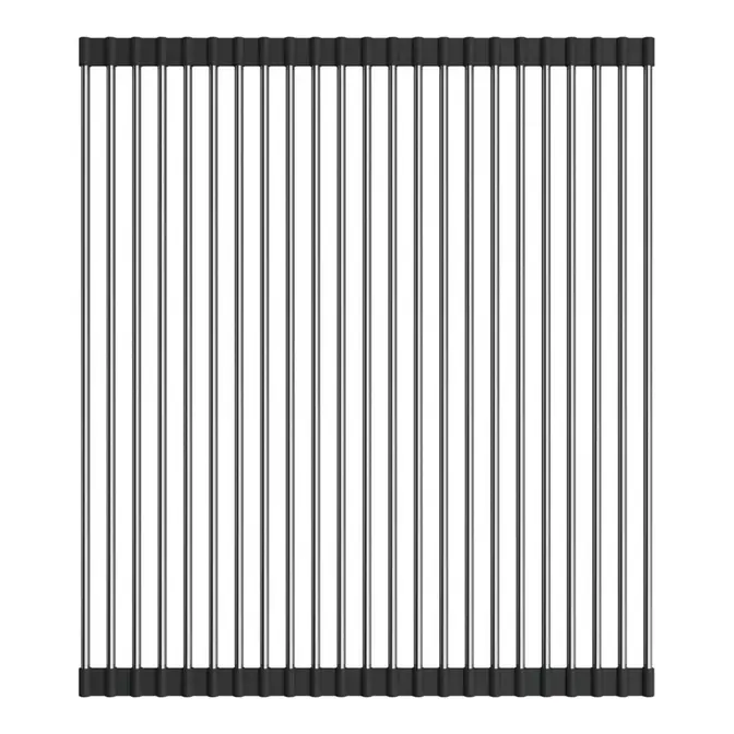 Ролл-мат для мойки нерж/черный силикон Omoikiri ROLL-03-IN(арт.4997005) фото 1 Ролл-мат для мойки нерж/черный силикон Omoikiri ROLL-03-IN(арт.4997005) фото 1