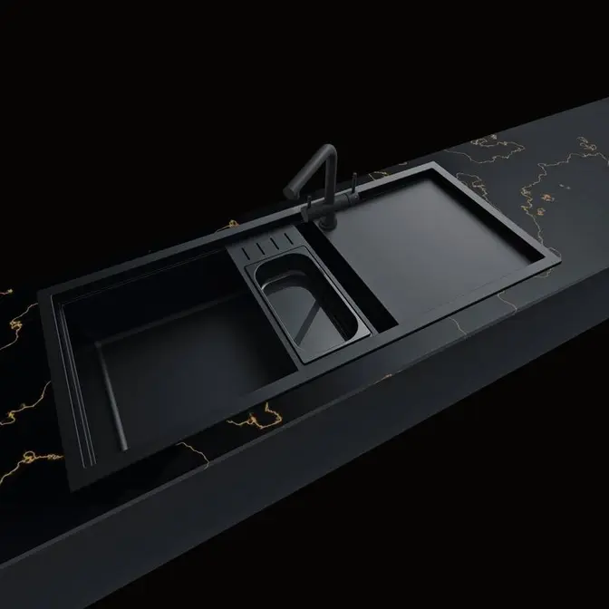 Кухонная мойка OMOIKIRI Sintesi 116-GB Artceramic/черный фото 5