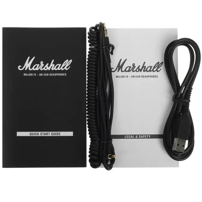 Наушники накладные MARSHALL Major IV, черный фото 9