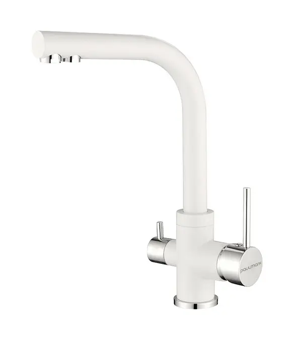 Смеситель Paulmark ESSEN Es213011-WH белый матовый фото 1 Смеситель Paulmark ESSEN Es213011-WH белый матовый фото 1