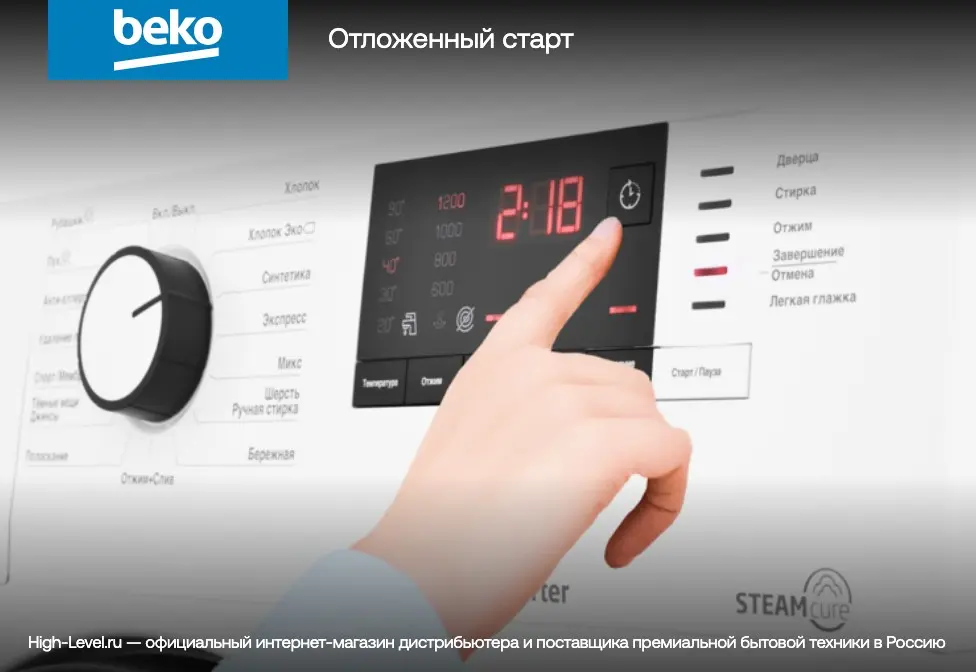 Стиральная машина Beko WRS 44 P1 BWW фото 4