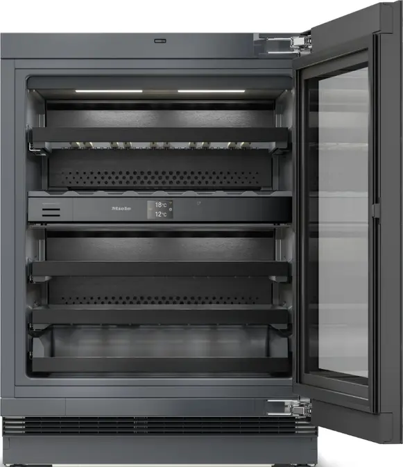 Винный холодильник Miele KWTUS 7096 E Обсидианово-черное стекло фото 2