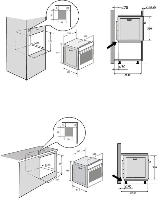 Духовой шкаф Brandt BOP7537W фото 4