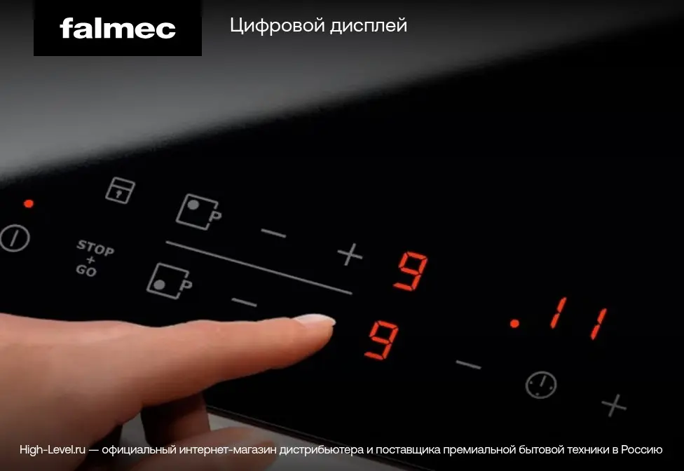 Индукционная стеклокерамич. панель Falmec PIANO INDUZIONE 90x51 фото 5