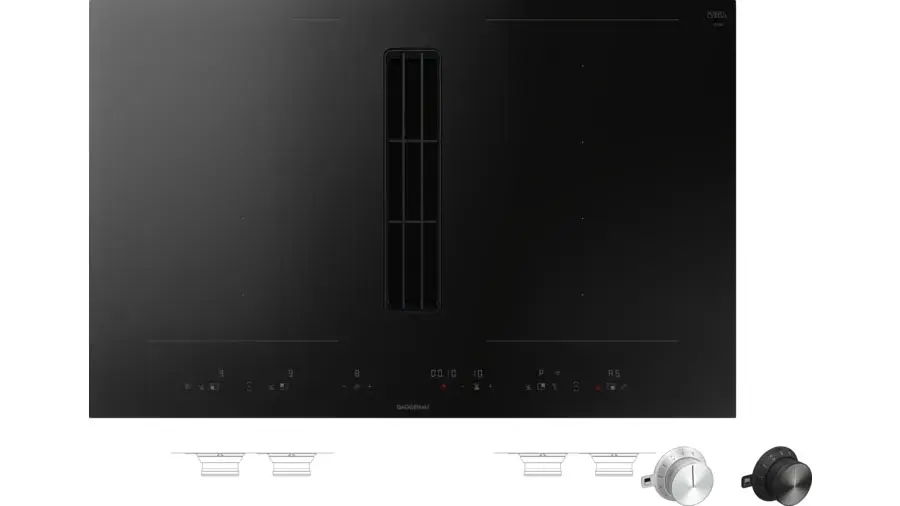 Индукционная стеклокерамич. панель с вытяжкой Gaggenau CV482105 фото 1