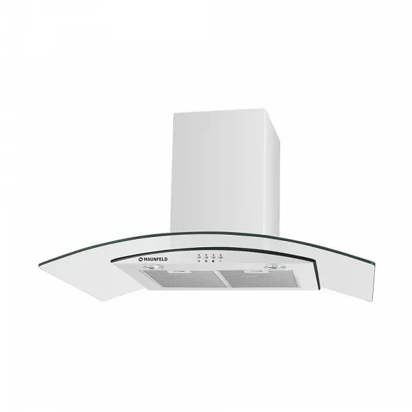 Вытяжка Maunfeld ANCONA PLUS 90 WHITE GLASS Transparent
