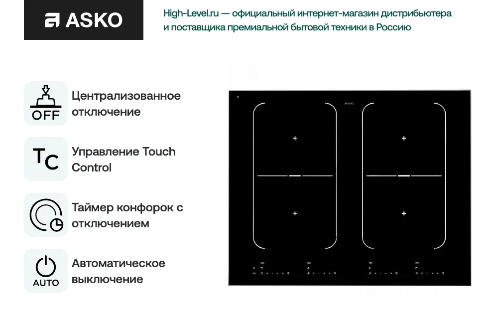 Варочная поверхность Asko HI1655G фото 2
