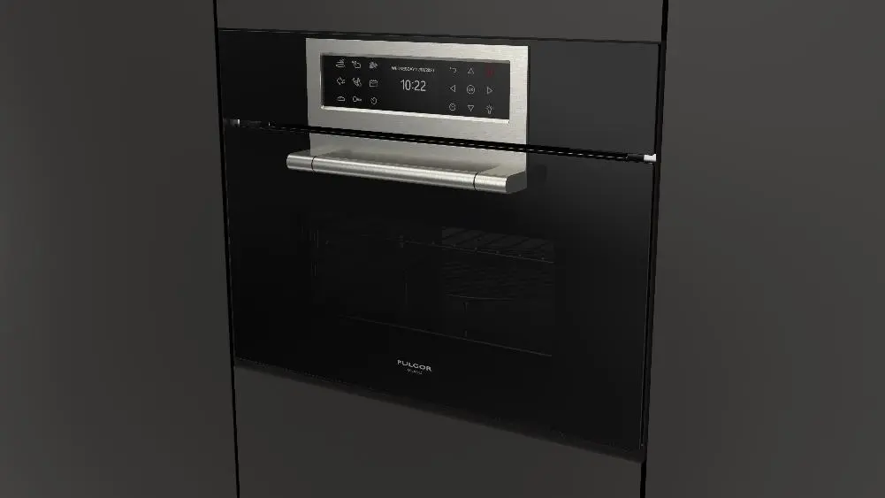 Компактный духовой шкаф с функцией СВЧ Fulgor Milano FCLCMO 4510 TEM BK фото 2