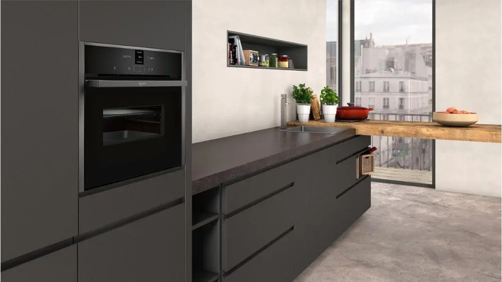 Духовой шкаф с СВЧ Neff C17MR02G0 фото 4