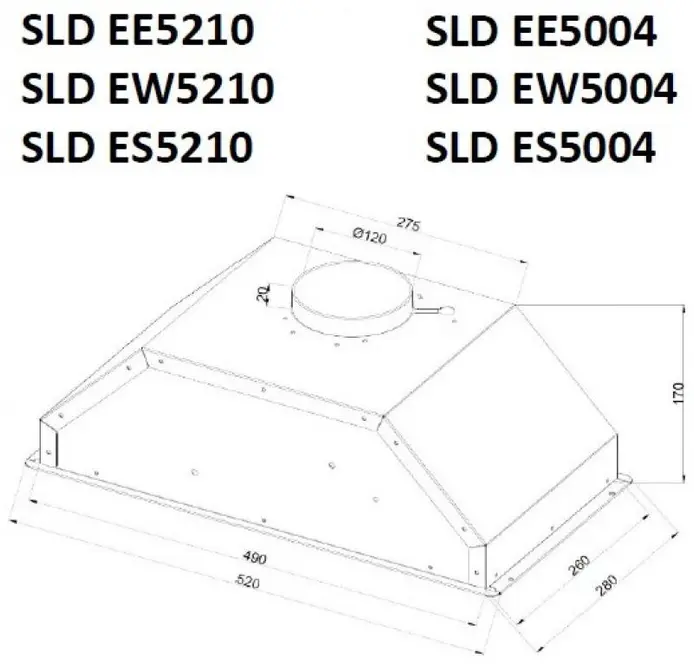 Встраиваемая вытяжка Schaub Lorenz SLD EW5210 фото 9
