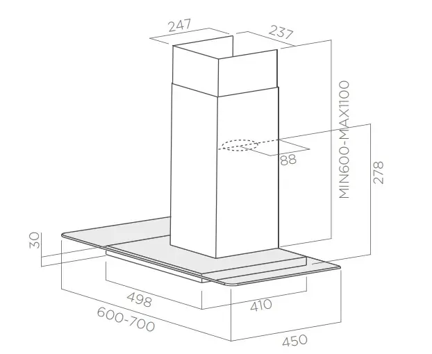 Вытяжка Elica FLAT GLASS IX/A/60 фото 6