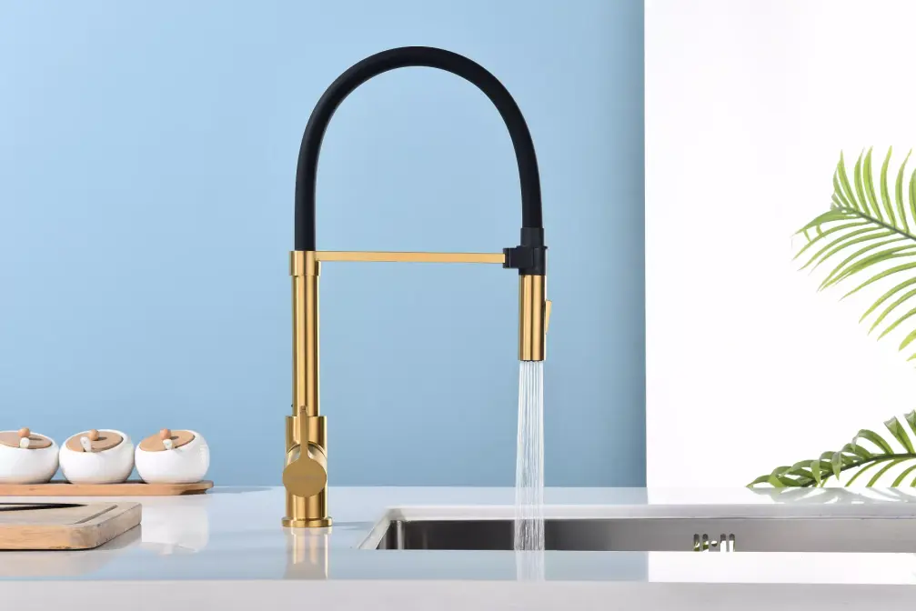 Смеситель Paulmark HALT Ha214021-BG брашированное золото фото 4 Смеситель Paulmark HALT Ha214021-BG брашированное золото фото 4