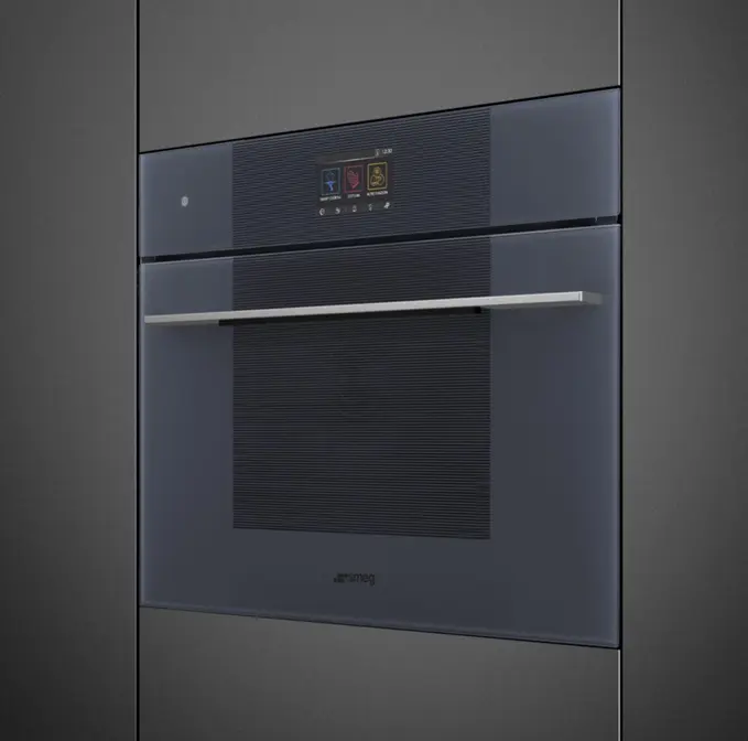 Компактный дух.шкаф с функцией пароварки SMEG SO4104APG фото 2