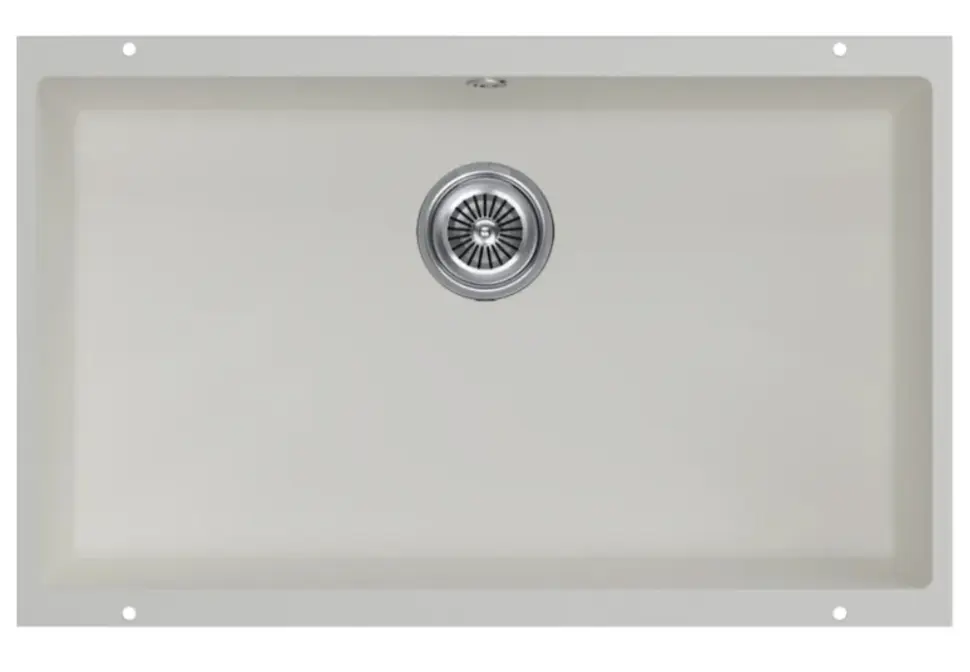 Мойка кухонная KUCHENSTERN UNDER 80 103VA10 Ваниль фото 1