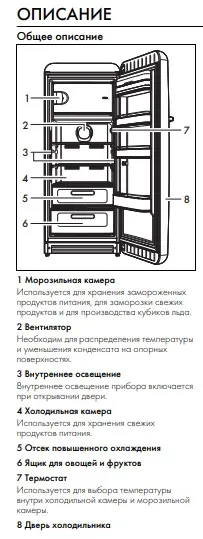 Холодильник Smeg FAB28LWH5 фото 3