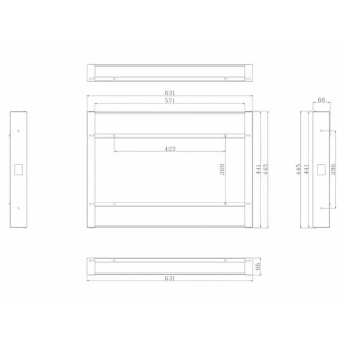 Телевизор для ванной комнаты AVEL AVS245SMWF (AVS245SM White) фото 3