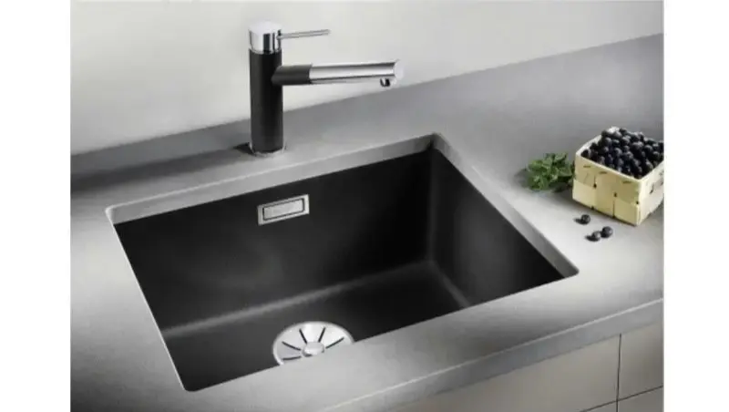 Мойка BLANCO SUBLINE 500-U SILGRANIT антрацит с отв.арм. InFino®, 523432 фото 2