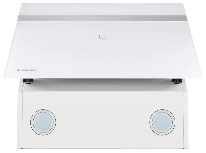 Вытяжка Maunfeld MEDWAY 60 Glass White/Stripe Inox фото 2