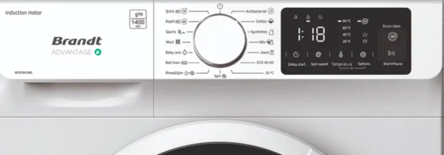 Стиральная машина Brandt WFB394QWE фото 3