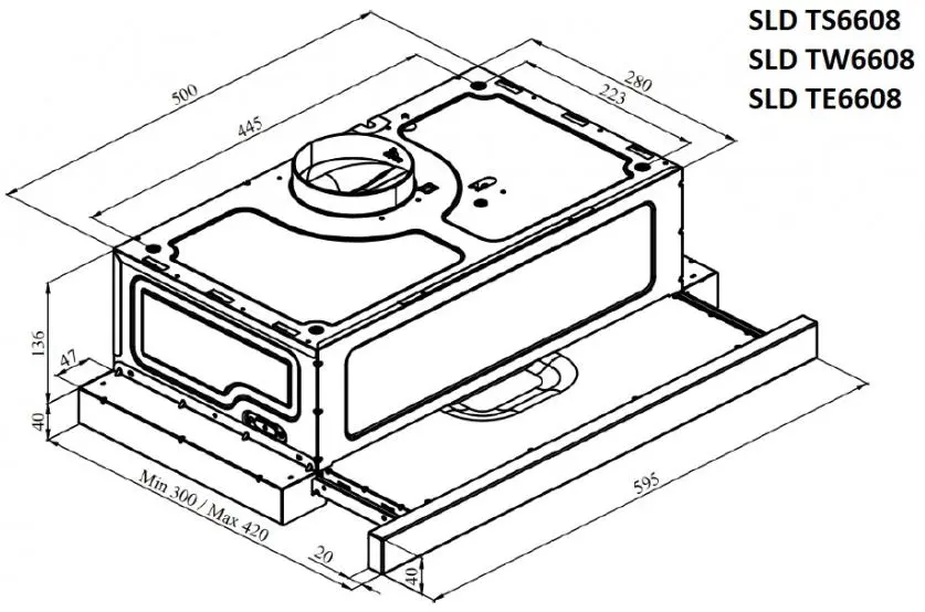 Вытяжка Schaub Lorenz SLD TE6608 фото 6