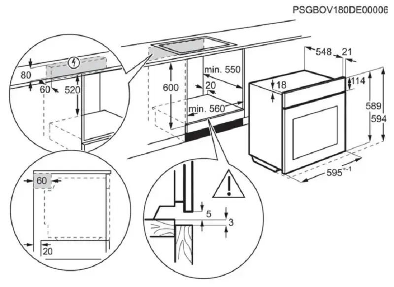 Духовой шкаф Electrolux EOF4P56X фото 4