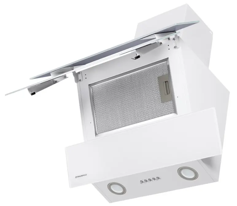 Вытяжка Maunfeld CASCADA PUSH 60 Glass White фото 7